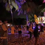 Durban Peachy Beach Party. Many people in Durban dancing on the beach at night. EbonyModex girls event run by LoveDurban.co.za Tourist information and what's on in durban events guide. Durban South Africa