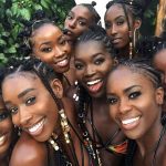Faces of a group of 6 african girls at our peachy beach party. EbonyModex girls event run by LoveDurban.co.za Tourist information and what's on in durban events guide. Durban South Africa
