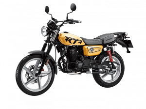 Image of a yellow pillion motor bike from Lovedurban.co.za low cost motor bike transport service for tourists in Durban South Africa