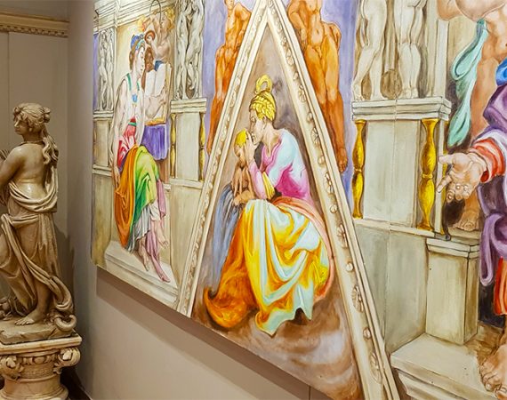 Beautiful wall Fresco at the Roma revolving restaurant in Durban South Africa as featured on the Lovedurban.co.za what's on in durban and Durban tourist information website