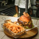 Burger served at Joops Place Steakhouse in Durban South Africa as featured on the Lovedurban.co.za what's on in durban and Durban tourist information website