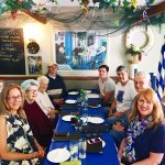 Customers at Delfi Greek Taverna restaurant in Durban South Africa