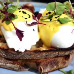Eggs Benedict served at Surf Riders Cafe in Durban South Africa as featured on the Lovedurban.co.za what's on in durban and Durban tourist information website