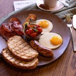 Fried breakfast at the Circus Circus beach Cafe in Durban South Africa as featured on the Lovedurban.co.za what's on in durban and Durban tourist information website