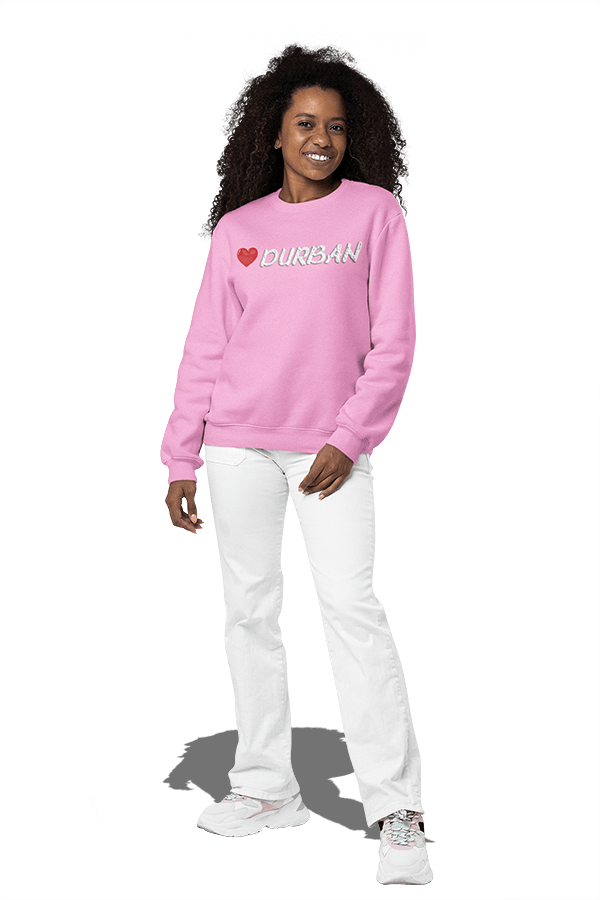 Love Durban Ambassador in pink tee shirt showing Durban attractions, tourist information and what's on in Durban