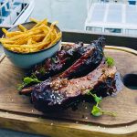 Tasty glazed ribs served at the 9th Avenue restaurant in Durban South Africa as featured on the Lovedurban.co.za what's on in durban and Durban tourist information website