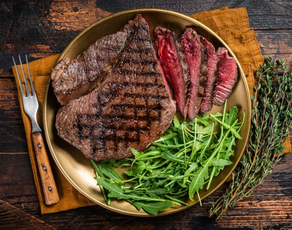 Perfect medium steak served at Joops Place Steakhouse in Durban South Africa as featured on the Lovedurban.co.za what's on in durban and Durban tourist information website